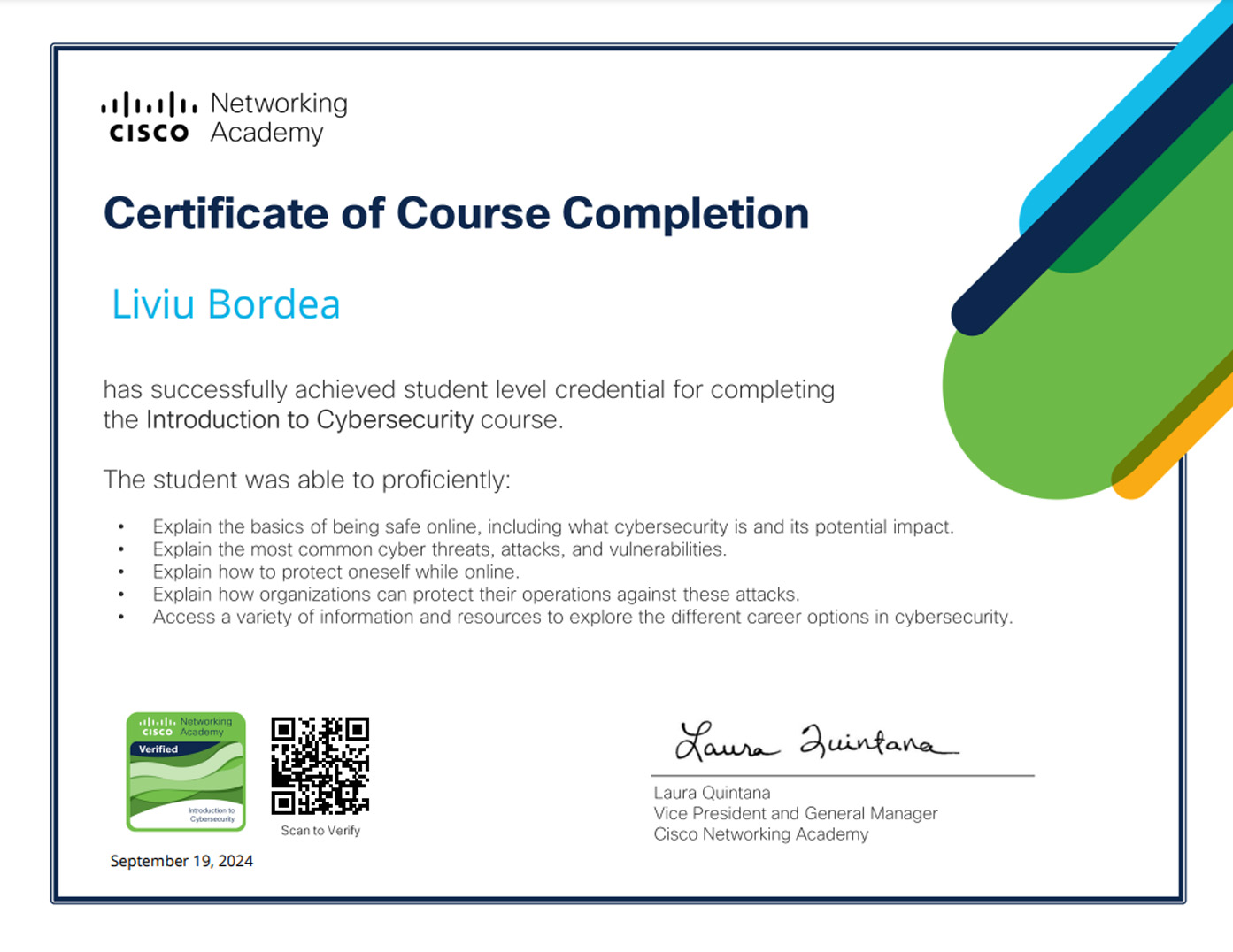 Introduction to Cybersecurity